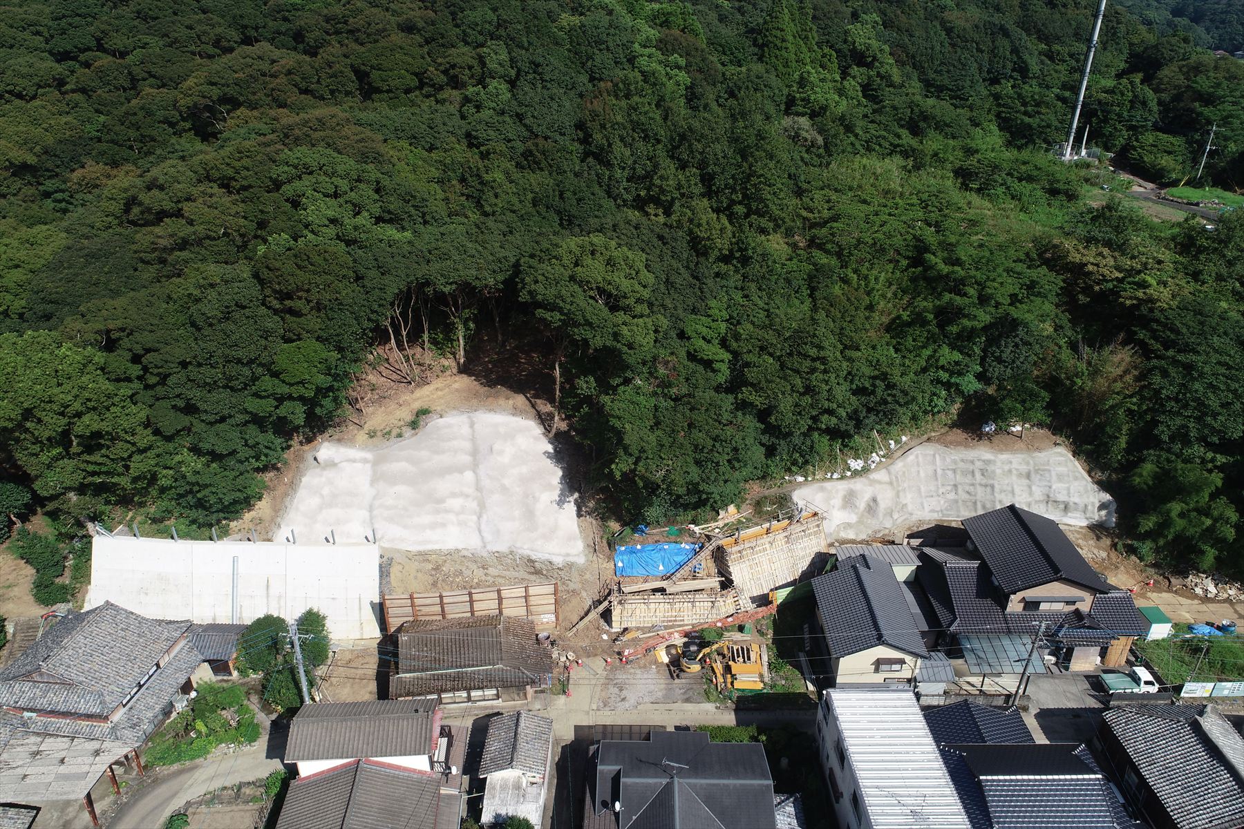 鍛冶屋1防災・安全交付金(急傾斜地)(法面)工事